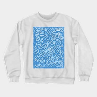 vintage waves Crewneck Sweatshirt